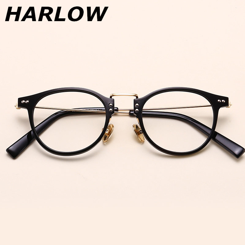 小脸网红眼镜框女近视韩版潮复古超轻原宿风ins眼睛框镜架女圆框