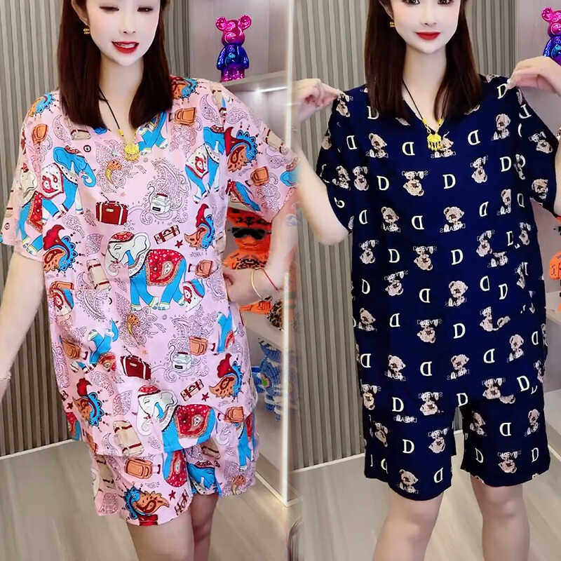 宽松民族洋气东北大花布汗蒸服