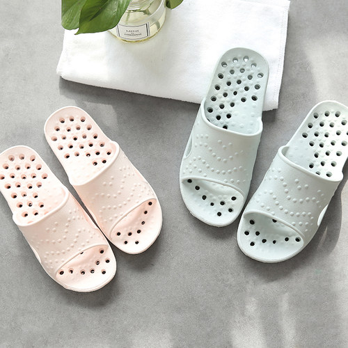 女浴室防臭漏洞简约风eva凉拖鞋