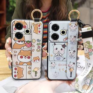 可爱动漫趣味散热指环搞怪 Neo手机壳质感男女款 适用Tecno Pova6