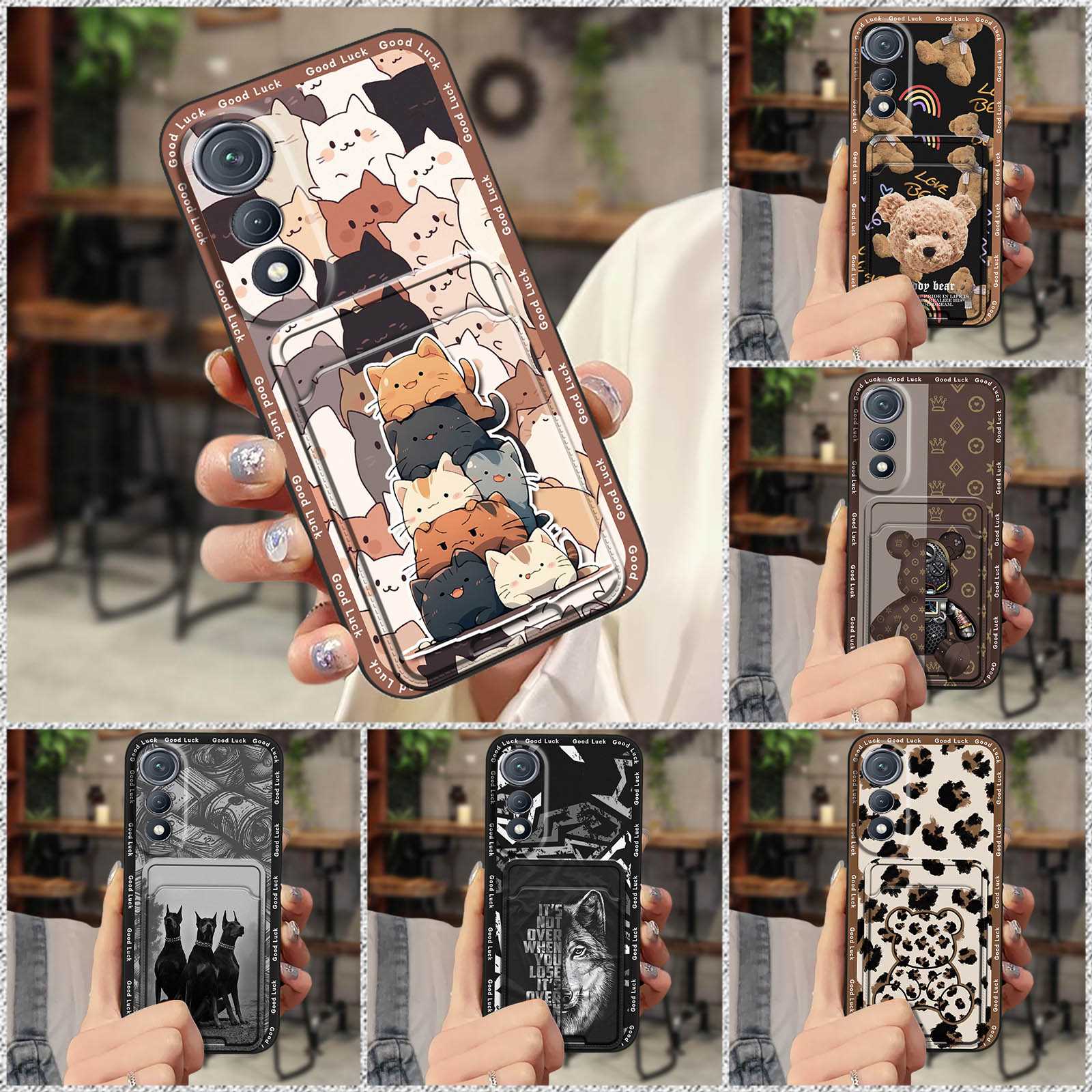 适用Tecno Pova Curve 5G手机壳卡包插卡青春创意身份证卡套硅胶