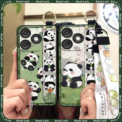 适用Itel A50/A667L手机壳男女款软壳情侣青春散热创意卡通支架