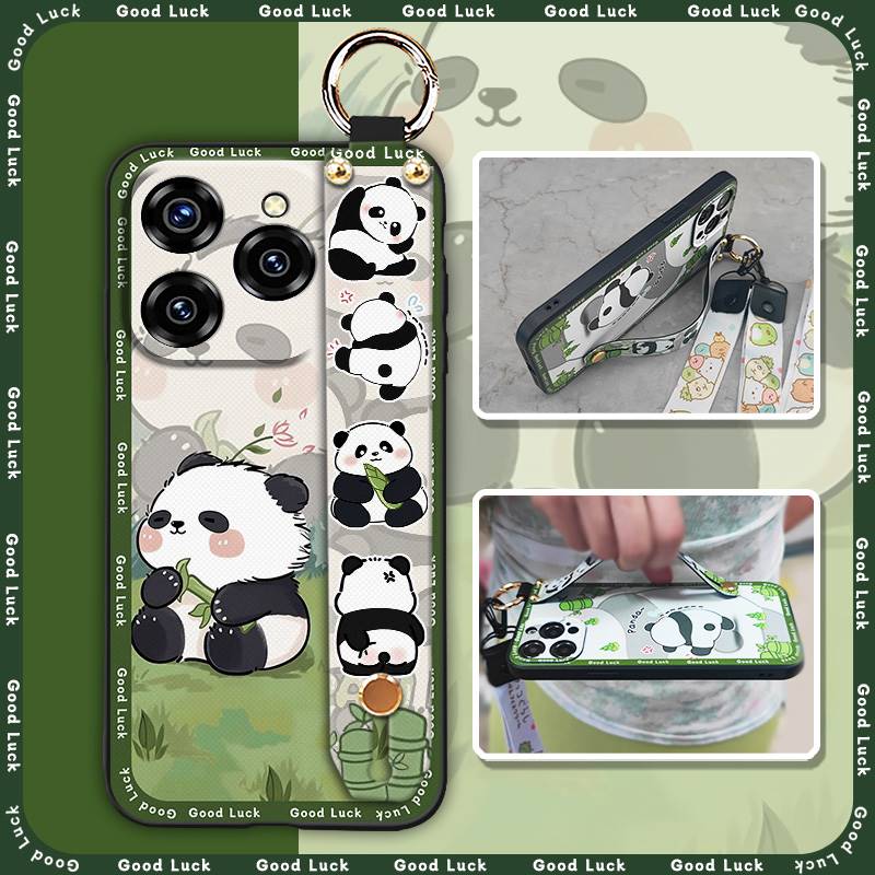 适用欧奇C50/Oukitel C50手机壳腕带动漫液态个性挂绳卡通软壳