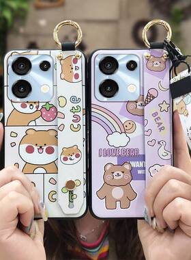 适用优米G9 5G/UMIDIGI Note9 5G手机壳指环卡通液态质感奢华