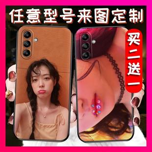 适用三星A05S A057F手机壳帅哥任意型号情侣硅胶磨砂黑壳动漫