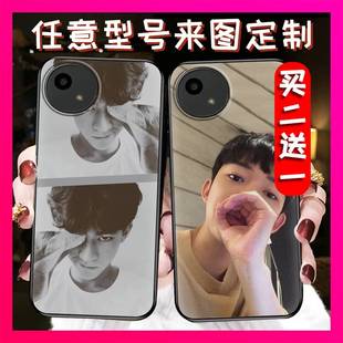 52E手机壳全包软壳照片TPU书法姓名diy 适用夏普Aquos wish4