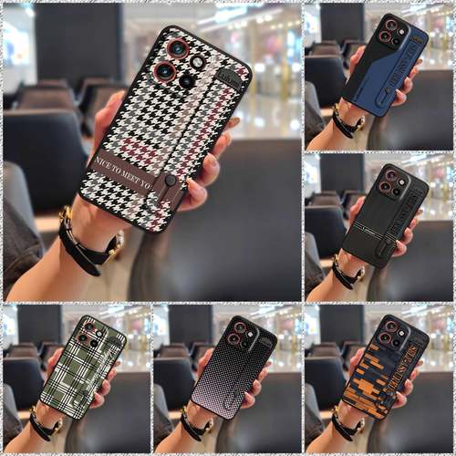 适用MOTO S50/Edge50 Neo手机壳软壳素色创意新款散热情侣拼图