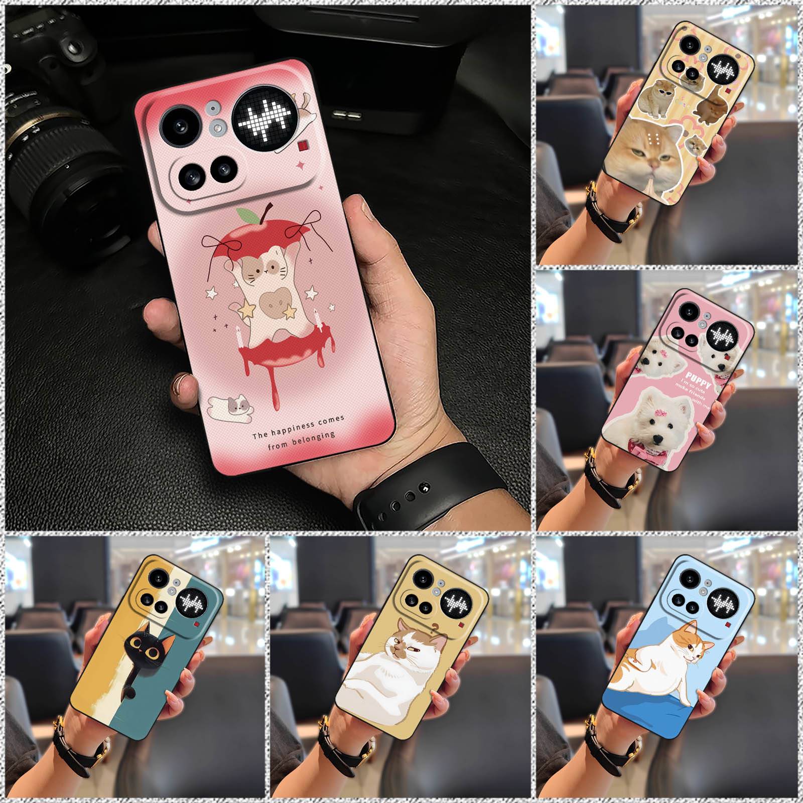 适用Nothing Phone4A Pro手机壳趣味卡通可爱Q萌奢华CP数码散热图片
