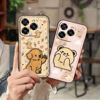 适用欧奇C50/Oukitel C50手机壳硅胶青春个性毛绒全包边散热创意