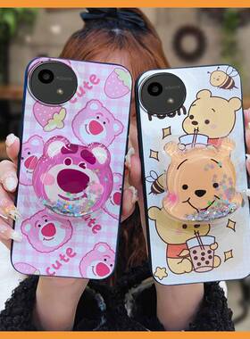 适用夏普Aquos wish4/SH-52E手机壳奢华创意情侣男女款青春旋转