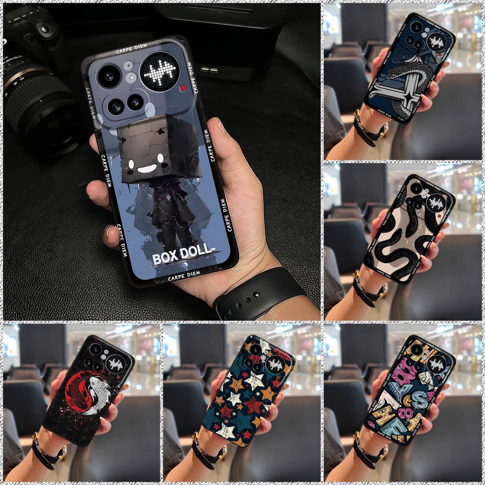 适用Nothing Phone4A Pro手机壳软壳青春搞怪质感可爱卡通数码CP图片