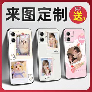 二次元 适用MOTO 手机壳美女热款 5G欧版 姓名图案照片防摔帅哥 G54