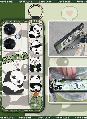 适用OPPO K11X/1+Nord CE3 Lite 5G/Nord N30手机壳动漫挂绳国宝