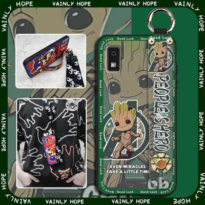 适用夏普Aquos wish3/Sharp 737手机壳液态个性挂绳趣味硅胶指环