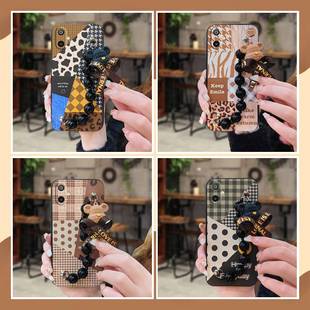 E066B手机壳散热新款 适用三星F06 M06 创意卡通简约