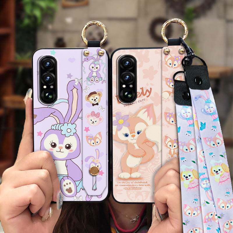 适用索尼Xperia1 vii/索尼1 7代手机壳卡通腕带挂绳搞怪潮流软壳