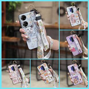 P671L手机壳青春防尘动漫可爱腕带挂绳卡通男女款 适用Itel P65