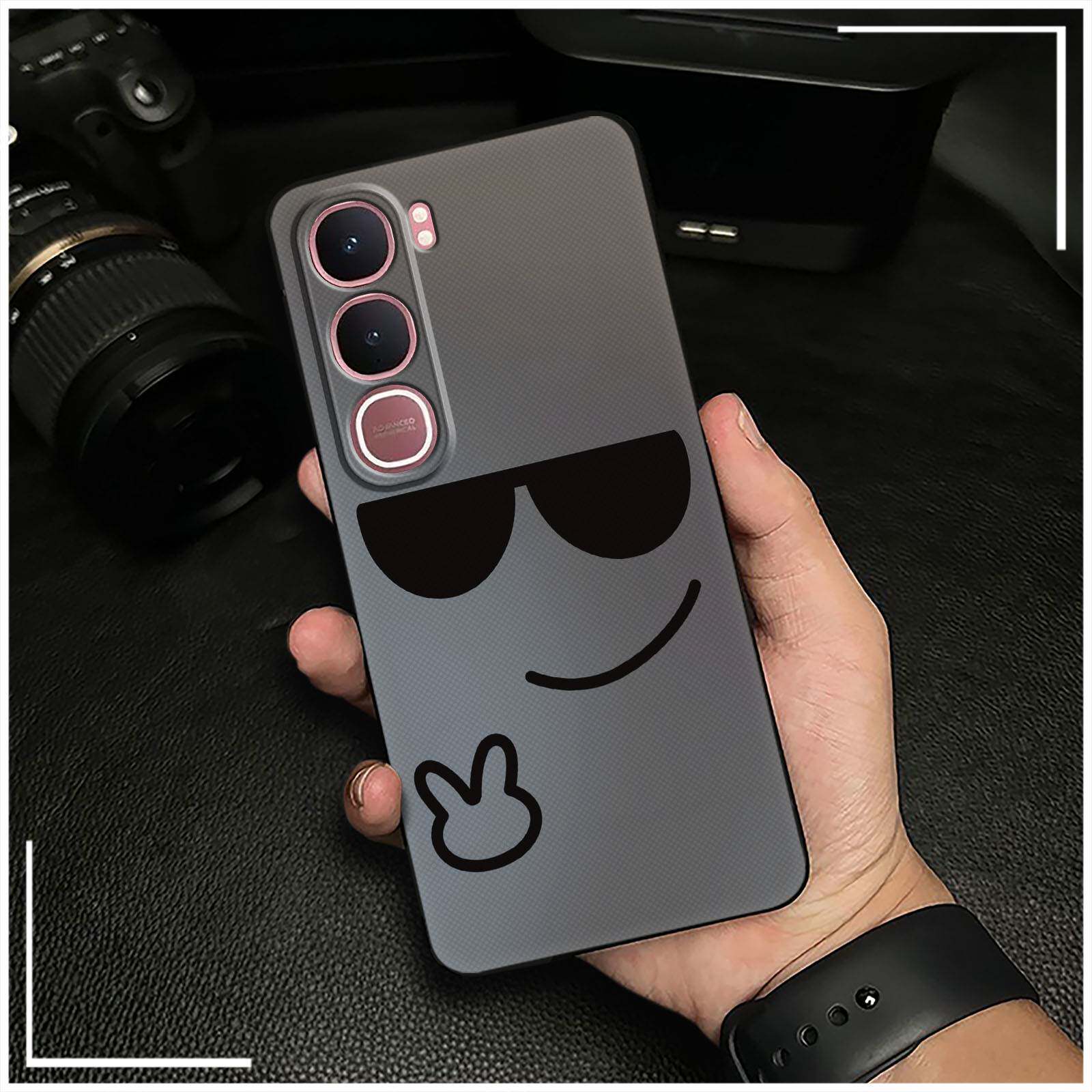 适用VIVO Y31 5G 2025/Y21D手机壳纯色卡通趣味数码全包边动漫CP