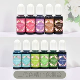 Полупрозрачный клей на водной основе ручной работы, эпоксидная смола, белая пигментированная форма, DIY