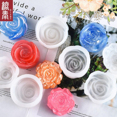 Трехмерная силиконовая форма ручной работы, аксессуар, 3D цветок