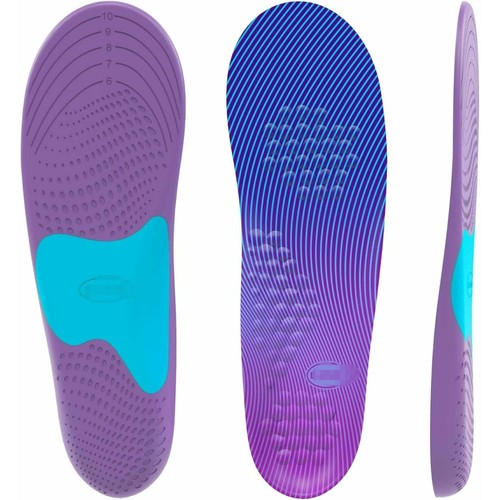 Dr.scholl'ss爽j正品运动加强支撑型透气缓解足弓后跟疼痛PU鞋垫