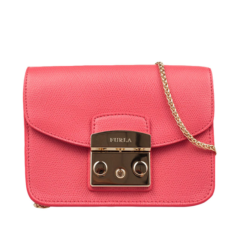 FurlaܽÀµ¥¼çб¿æ°ü½ðÊôÁ´ÌõС·½°üʱÉÐÌǹûɫСÖí°üBGZ7