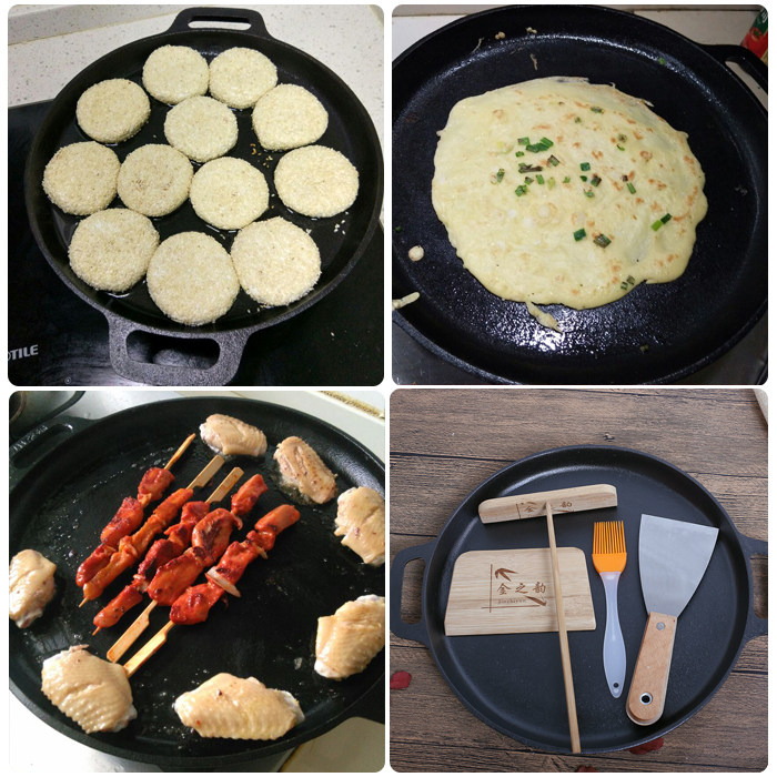 Pancake pan household coating cast iron Saucepan Pancake pan pancake rolled with crisp fritter non-stick cookware Hand grasping cake Frying pan Griddlein the Kitchen/Cooking utensils , Cooking utensils , Cookware/Pot/Kettle , Frying Pan/Saucepan  category - from Buy2taobao.com to provide professional Taobao agent buy service