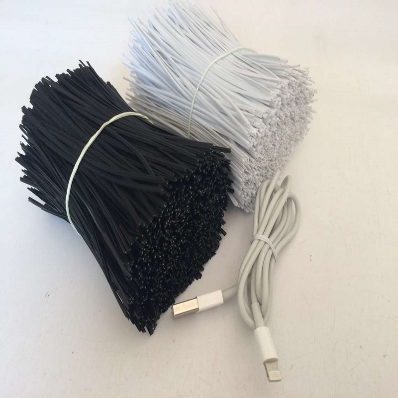 电源线扎线带包胶扎线铁芯扎丝