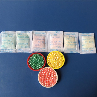 1克黄色芳香型 除味   柠檬香味干燥剂 箱包服装硅胶干燥剂1000包