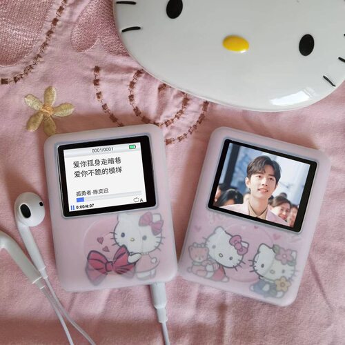 新款mp3音乐播放器OTG超薄可爱迷你随身听有屏MP4学生跑步运