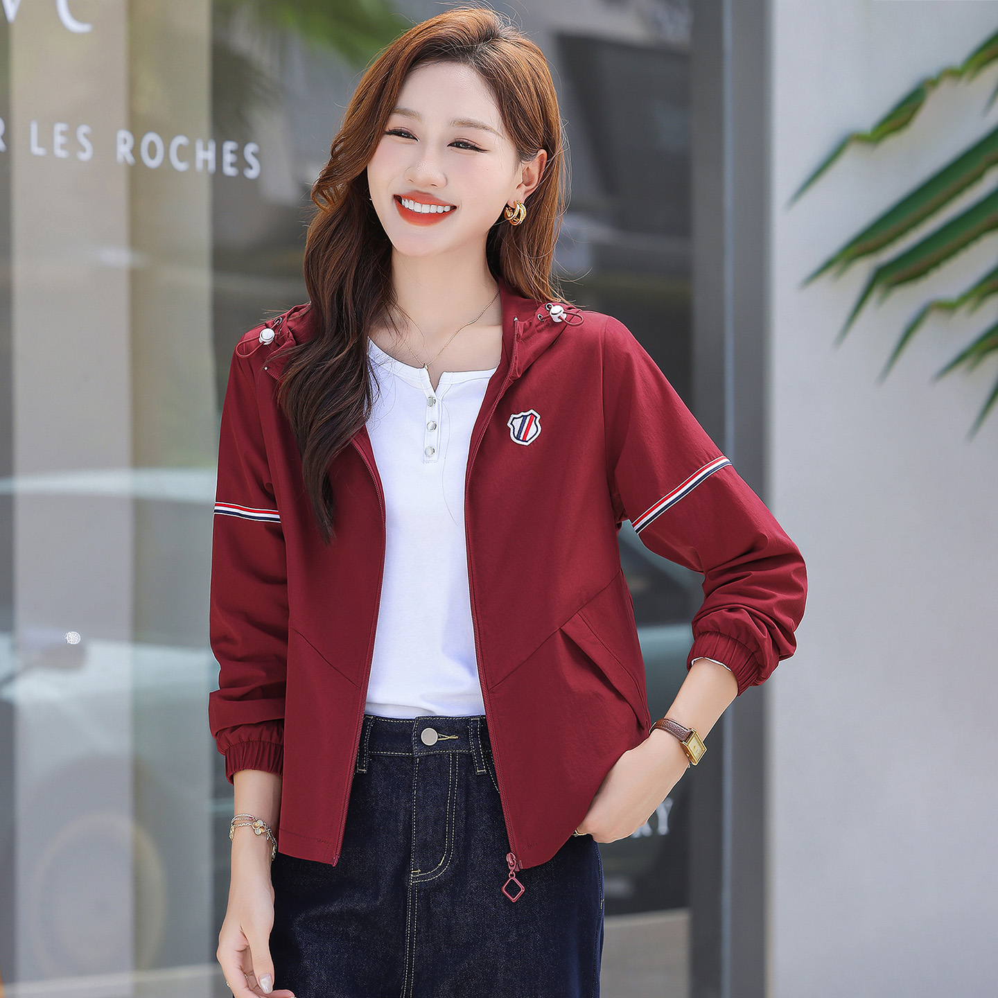 连帽开衫卫衣外套女秋季上衣