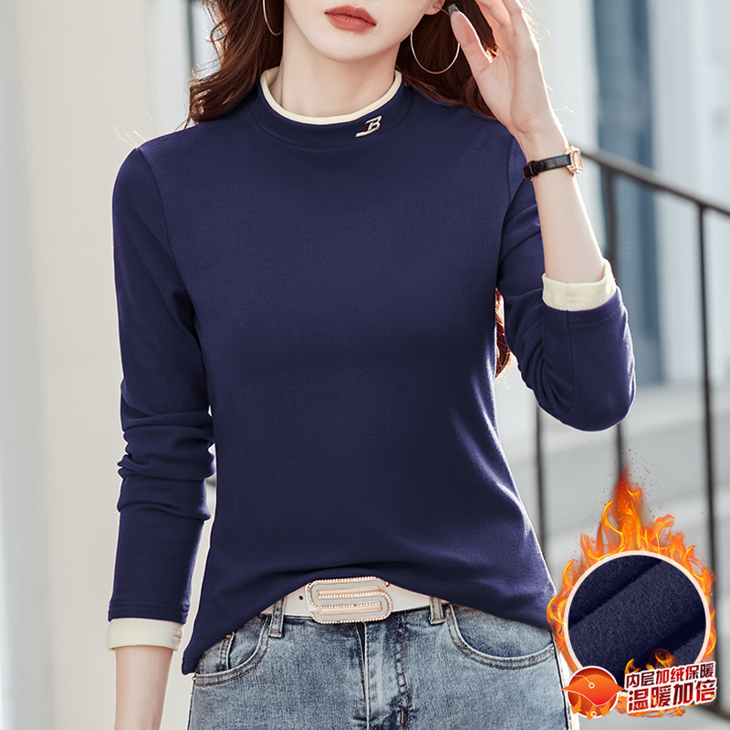 半高领打底衫女秋冬内搭可外穿