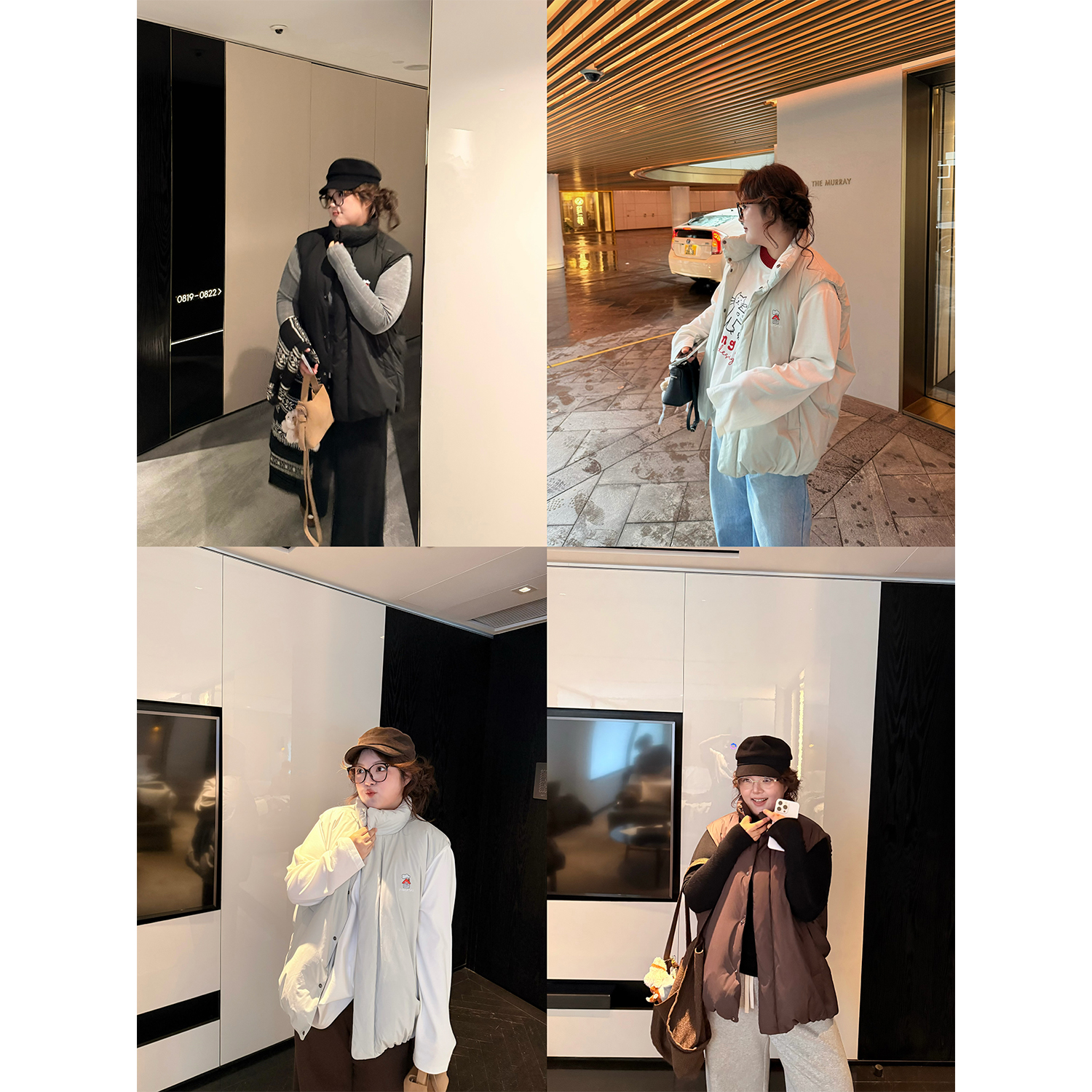 老章和小胖PONGKIKI软芙芙小房子90白鸭绒羽绒马甲短款外套女