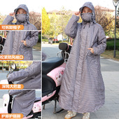 电动车挡风衣被冬季 防雨水加厚棉女电瓶车男保暖摩托防寒防风连体