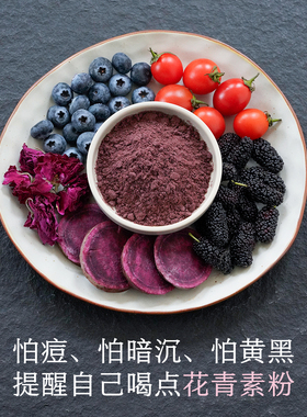 晚桔 花青素粉 番茄蓝莓适合暗沉黄黑油皮 酸甜好喝果蔬养生粉