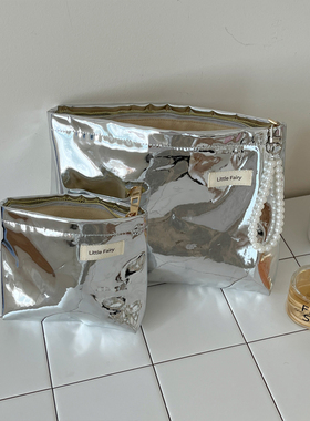 2026新款PU皮防水手拿化妆包女便携大容量高级感护肤品旅行洗漱包