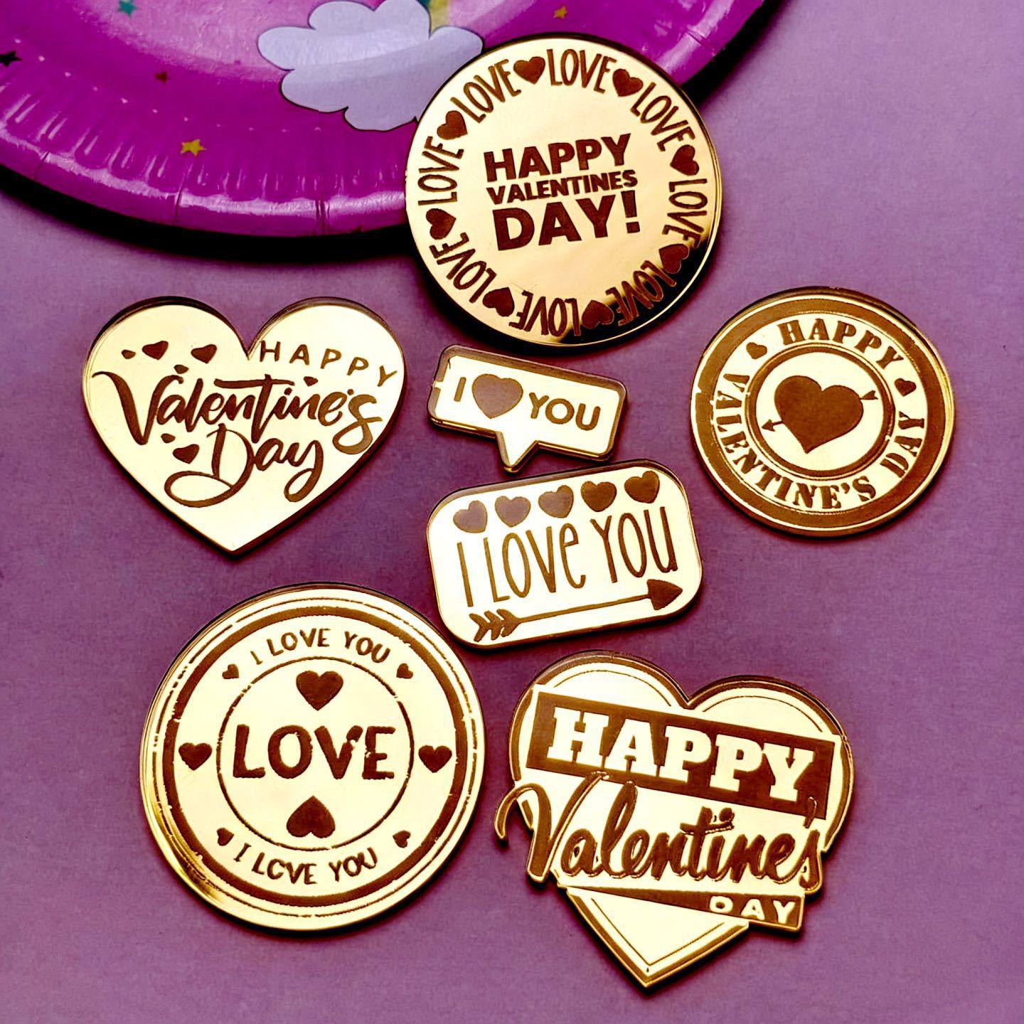 情人节系列ins风打标亚克力纸杯蛋糕装饰爱心心形情人节插件情侣,节庆用品/礼品,蛋糕/烘焙装饰用品,淘宝优惠券,粉丝福利购,淘宝优惠卷