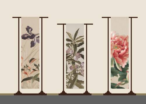 字画展示架海报架画展架实木