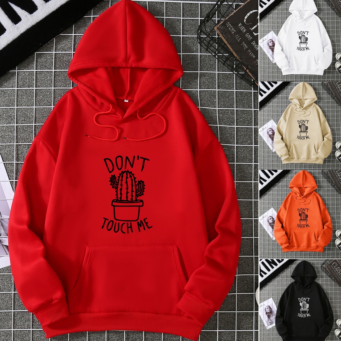 明鑫服饰跨境供应链连帽卫衣女宽松oversize秋冬2025美式潮牌外套