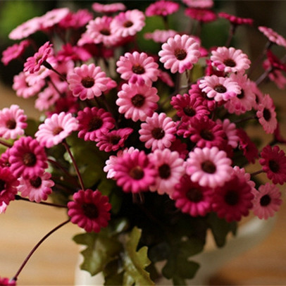 仿真花 田园小花 欧式小花 绢布花 秋款小菊花 唯美菊 家居装饰花