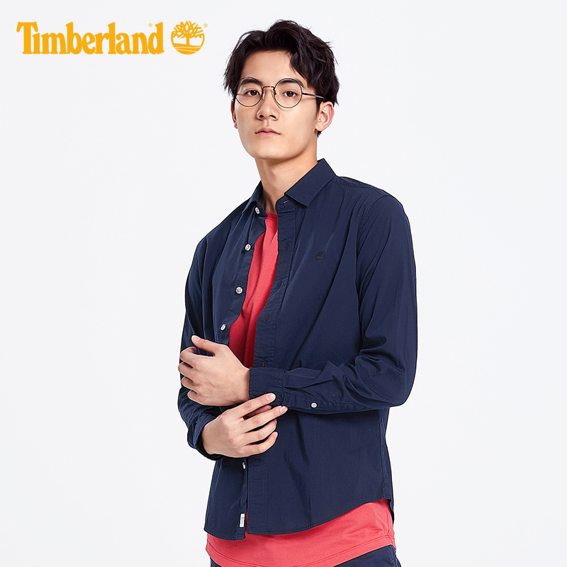 Timberland添柏岚男装新款户外休闲长袖衬衫|A1NLA