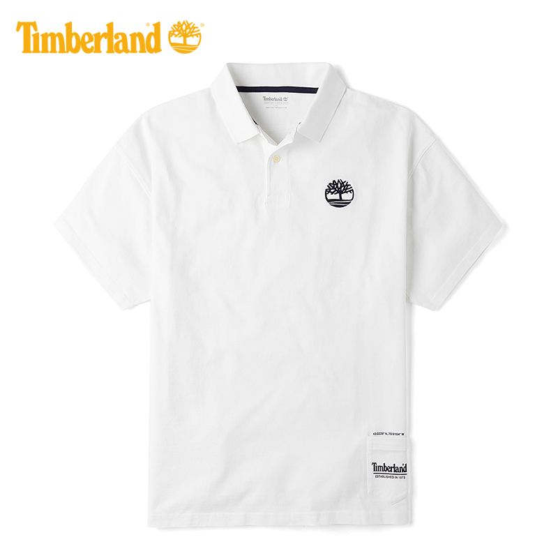 Timberland添柏岚男装19夏装新款90年代风宽松短袖POLO|A1XFW