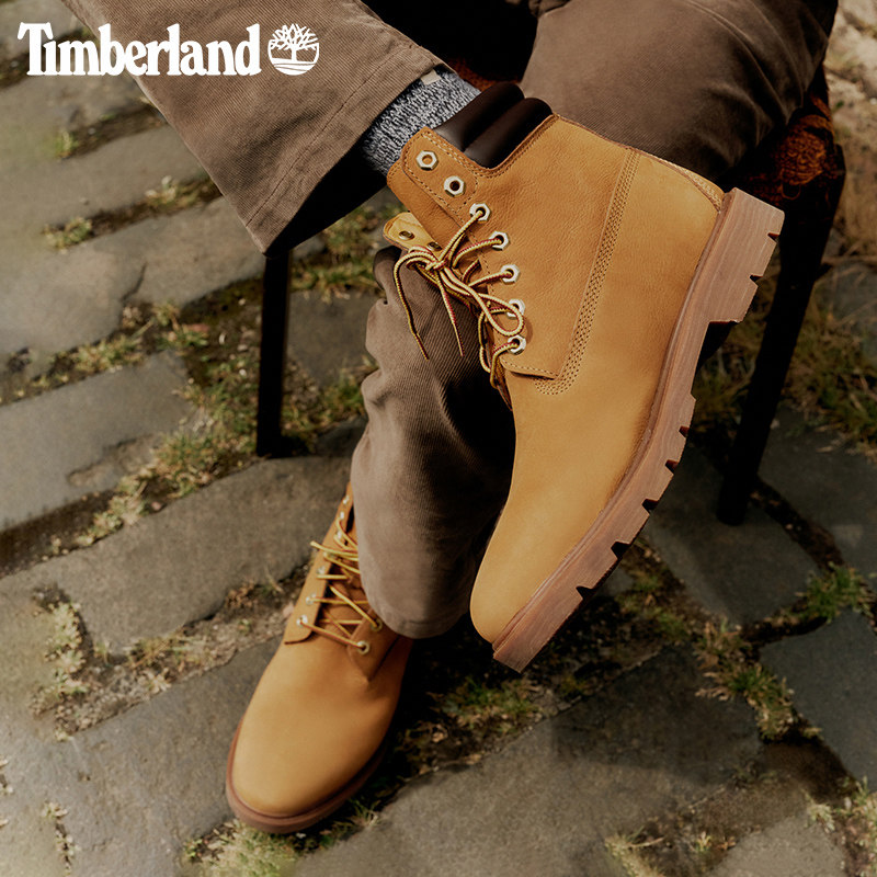【香菇618】Timberland添柏岚情侣款户外大黄靴-DB