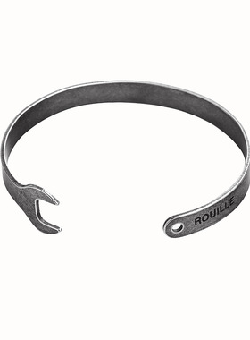 欧美复古机车扳手手镯个性开口手环 街头潮人男女钛钢手饰品