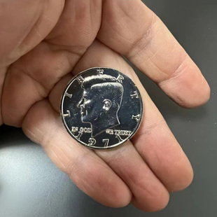 魔术道具金银币 半美元特殊硬币 50美分特殊币 Half Dollar金银币