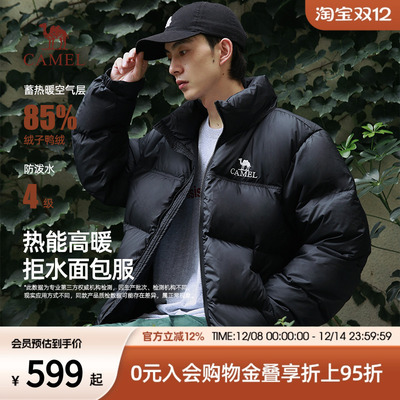 骆驼火山羽绒服2.0短款冬季外套