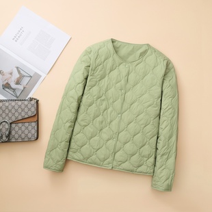 百搭内穿 圆领内胆超轻便无领秋冬季 2025新款 轻薄羽绒服女内搭短款