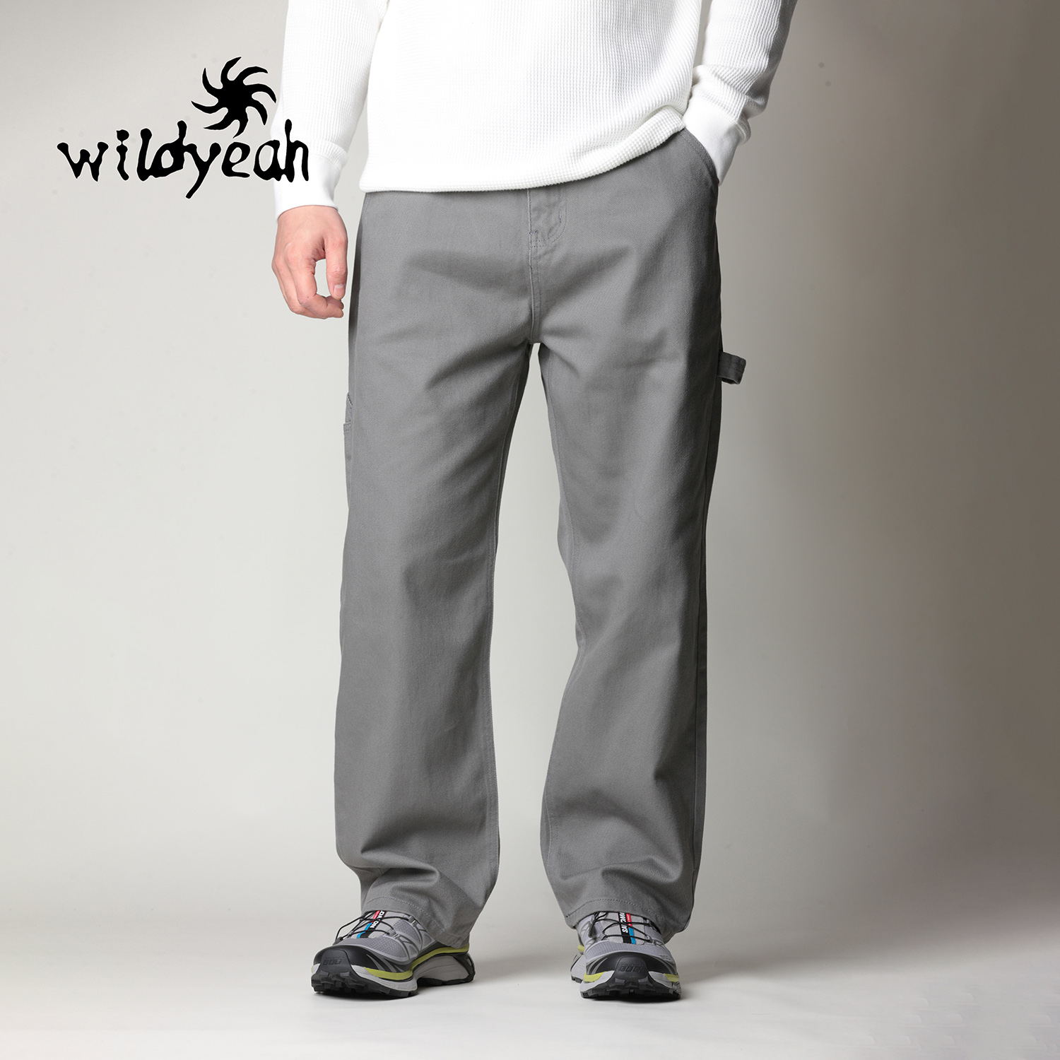 户外宽松直筒通勤裤伐木裤工装裤