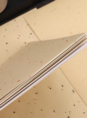 a3硬笔书法作品纸 仿古洒金 半生熟卡宣纸 A4卡纸和明信片厚相近