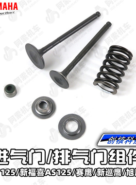 福喜125巧格i125赛鹰新巡鹰旭鹰 进气门排气门 弹簧 油封 上下座